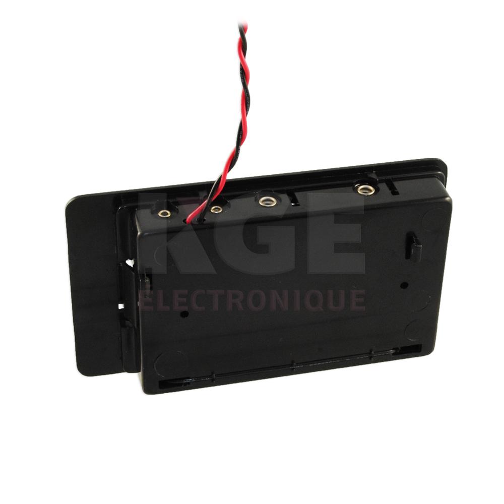 Porte-Batteries pour 6 Batteries AA avec Couvercle et Fil 6