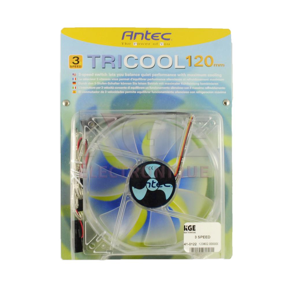 WT 120mm red LED case fan 3pin/4pin
