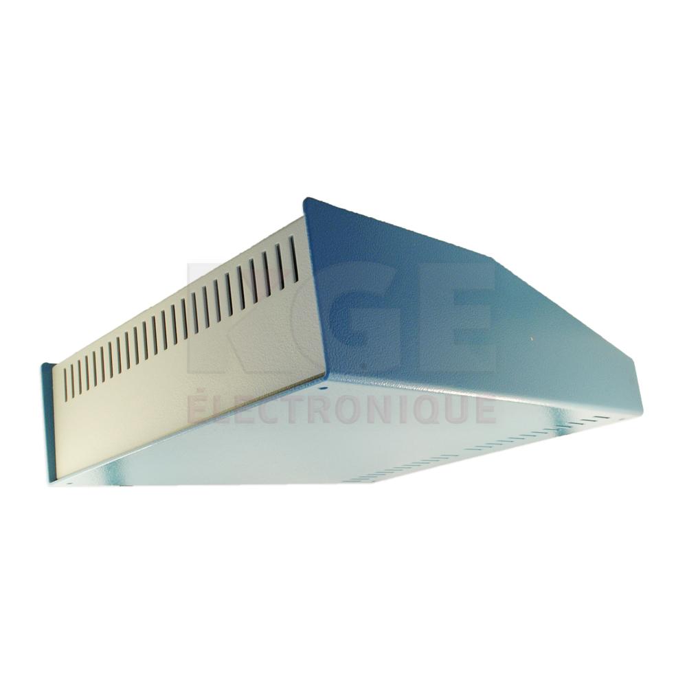 1456KL3WHBU - Boîtier Inclné en Aluminium - 15°, Beige et Bleu, 10