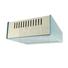 1456FE1WHBU - Boîtier Incliné en Aluminium - 10°, Beige et Bleu, 6.5