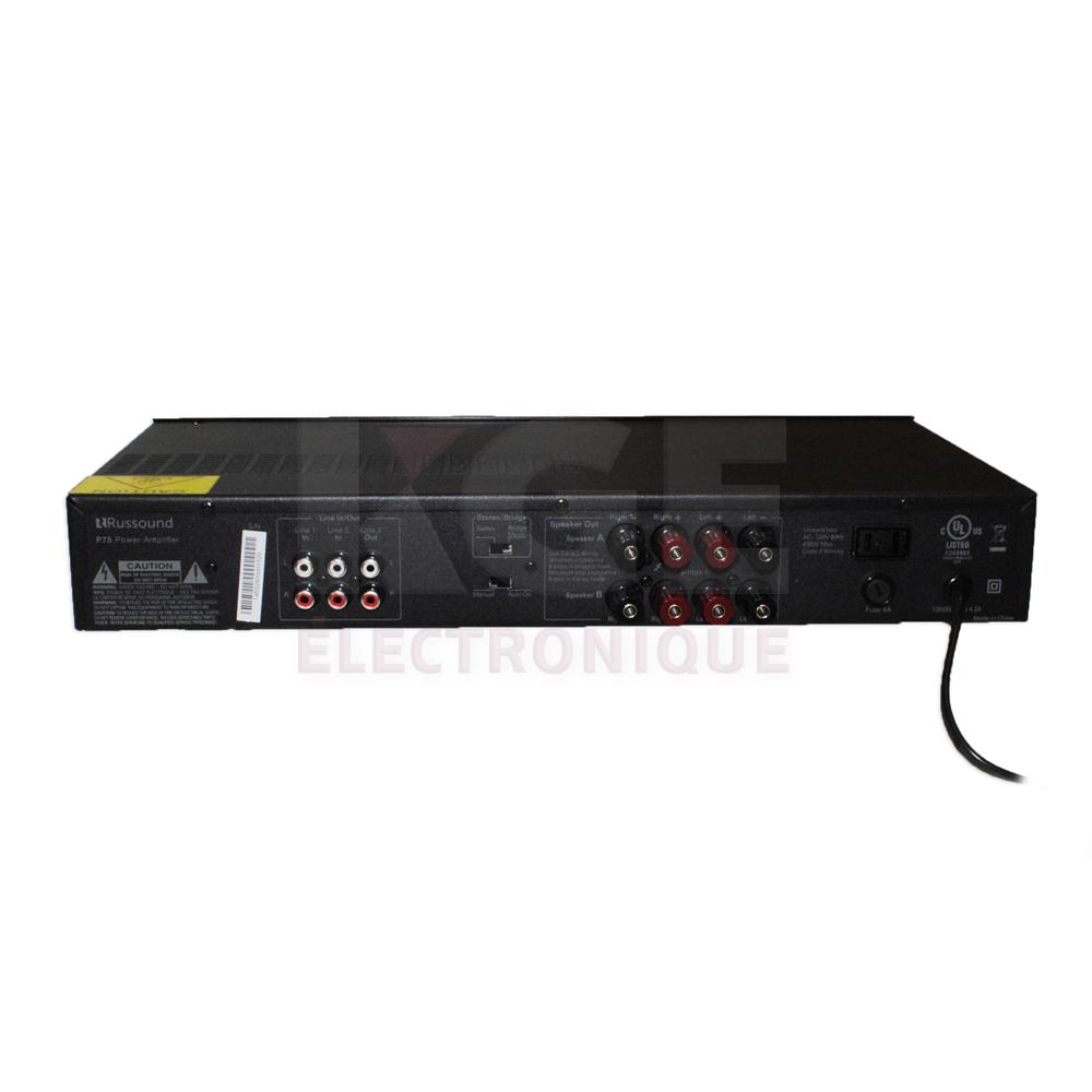 Amplificateur audio à double source (60/75W) P75