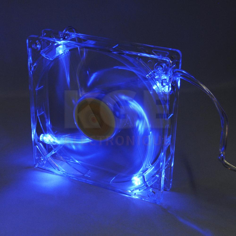 WT 120mm Blue LED case fan 4pin 12V