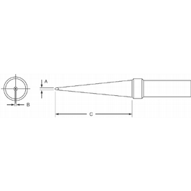 Weller ETL - Pointe Tournevis Longue ET .078