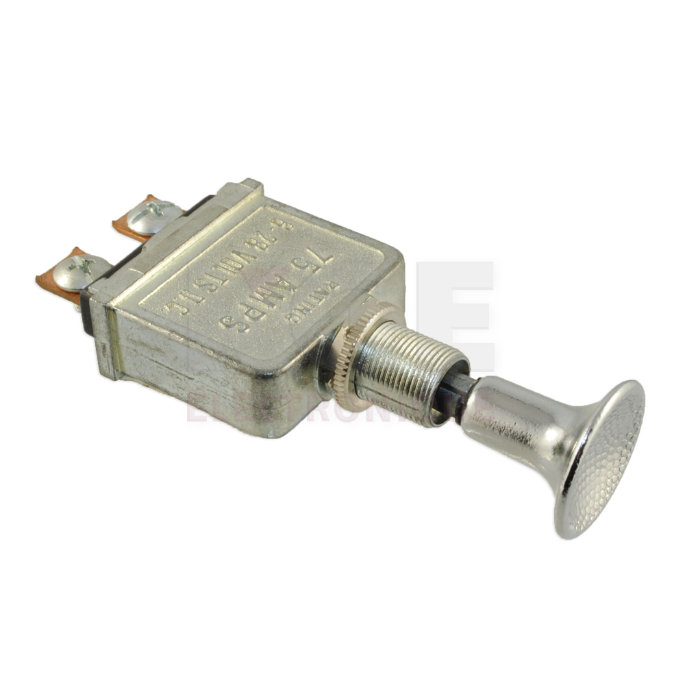 Heavy Duty SPST PushPull Switch Electronics KGE Ã©lectronique