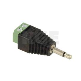 3.5mm mono plug to pitch screw terminal block connector