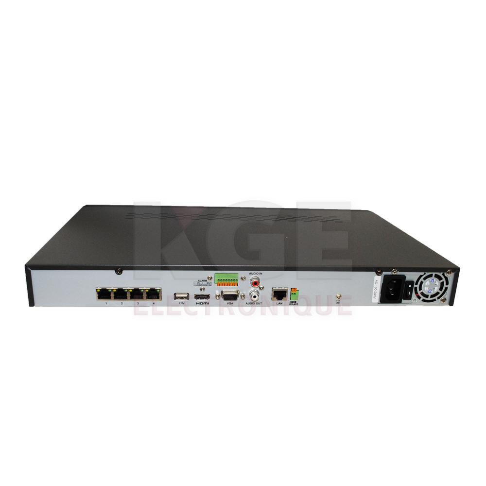 NVR 4 Canaux Hikvision N7604QP2T