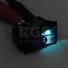 Blue Single-Pole Illuminated Rocker Switch SPST with LED 12VDC 20A