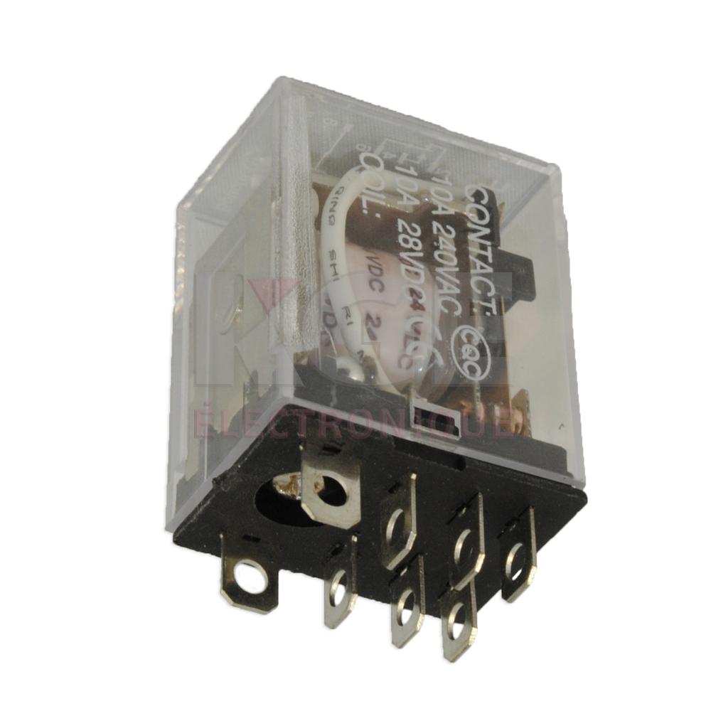 Relay 10A 2 Contacts 24VDC