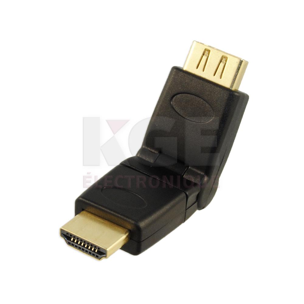 Adaptateur pivotant HDMI mâle à femelle