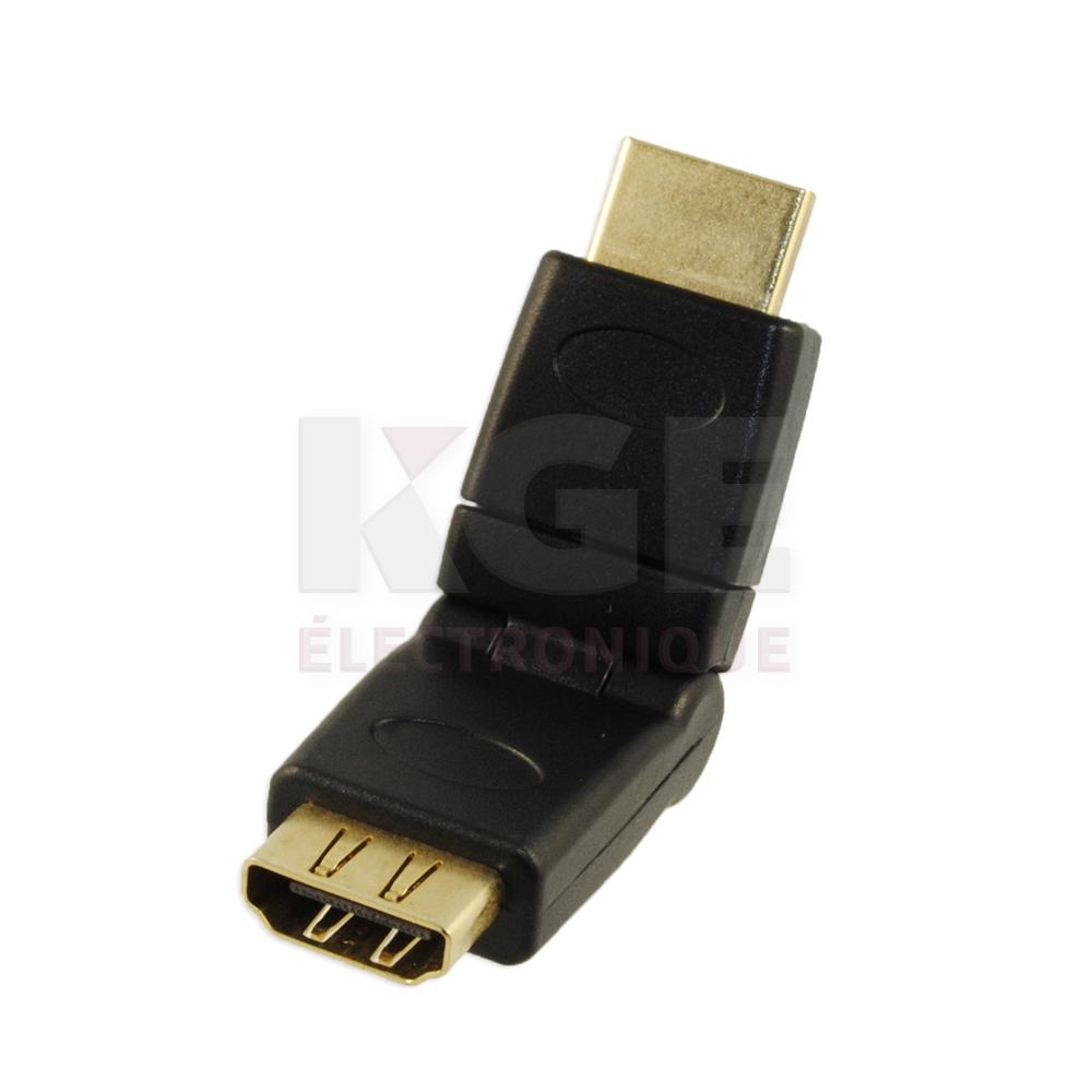 HDMI Male to Female swivel adapter