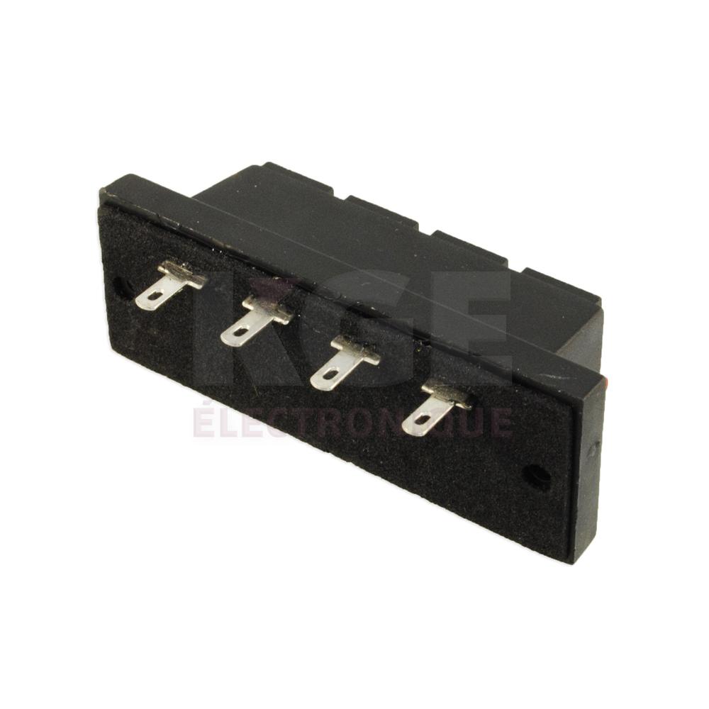 Spring terminals for loudspeaker 4 contacts