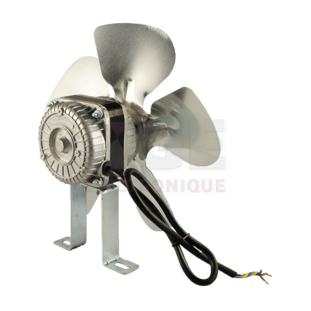 Ventilateur métallique 9 pouces 10/55W 110VAC 50/60Hz 0.65A 1450RPM