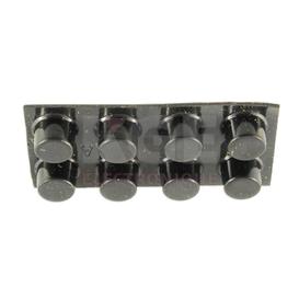 Patte en caoutchouc 9.53mm x 6.35mm