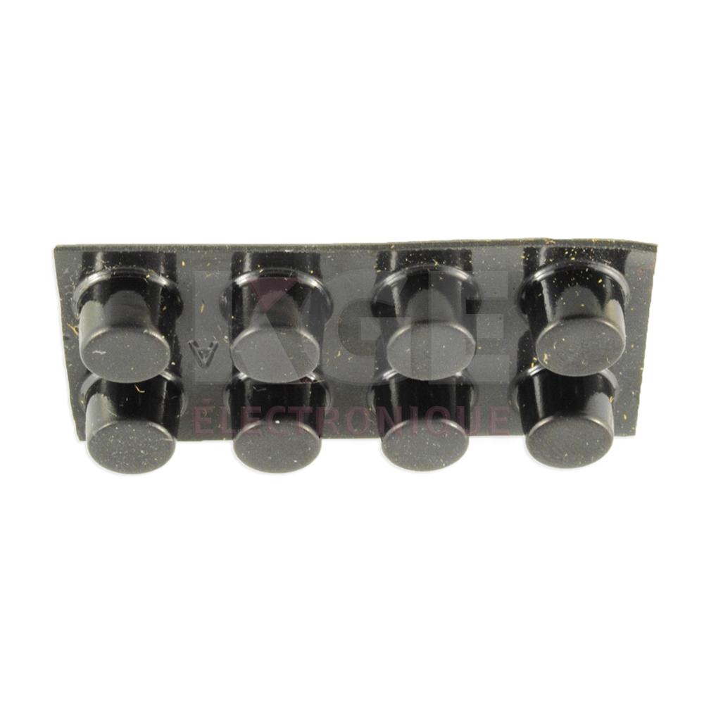 Rubber foots 9.53mm x 6.35mm 8 pack