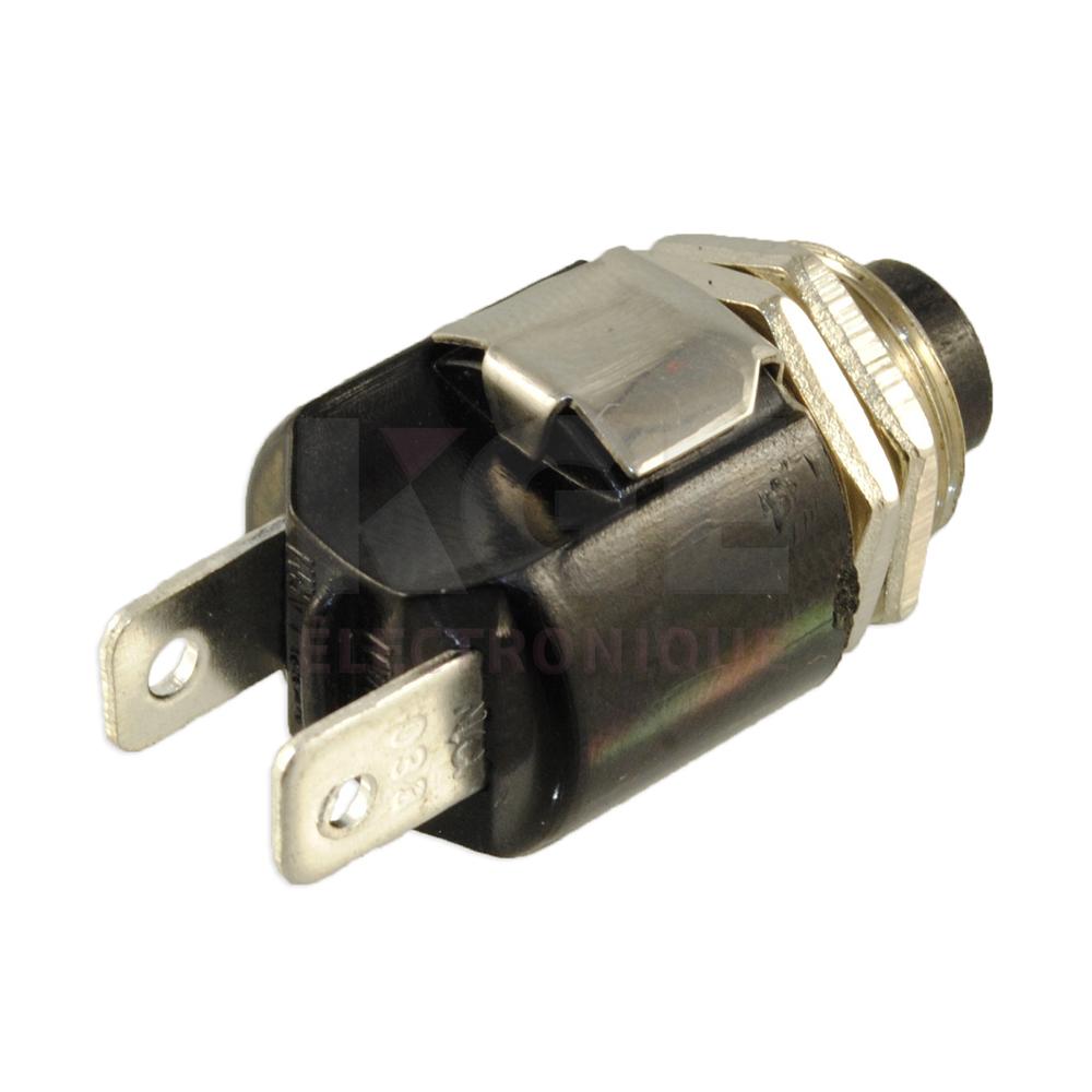 Black N.C. (Normally Closed) Push Button Switch