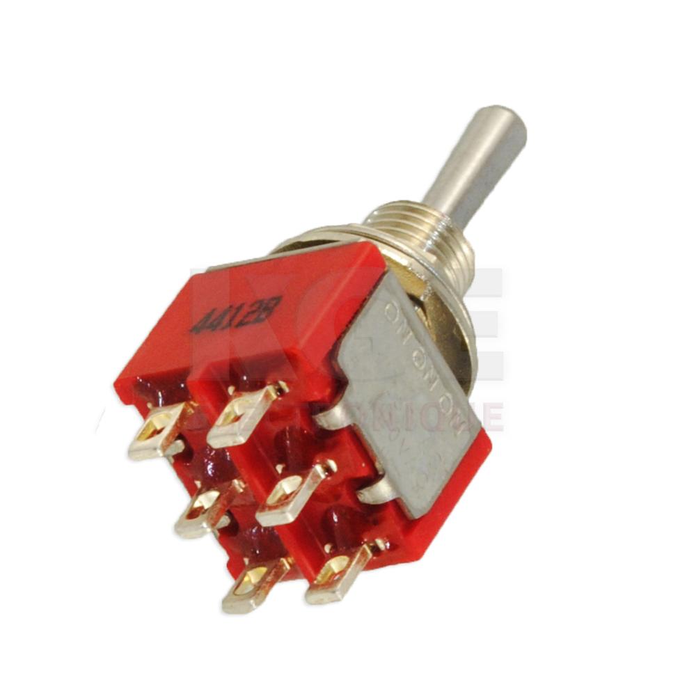 DPDT Miniature Toggle Switch ON/OFF/ON