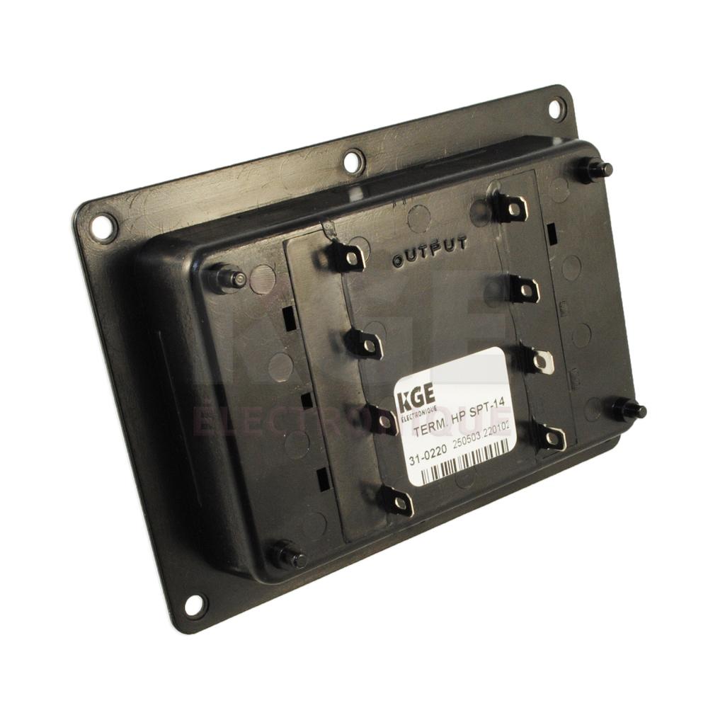 Plaque de terminaux pour haut-parleurs 8 contacts