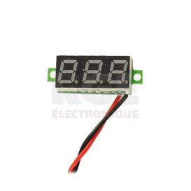 Afficheur de voltage 3.6VDC à 30VDC (vendus à l'unité)