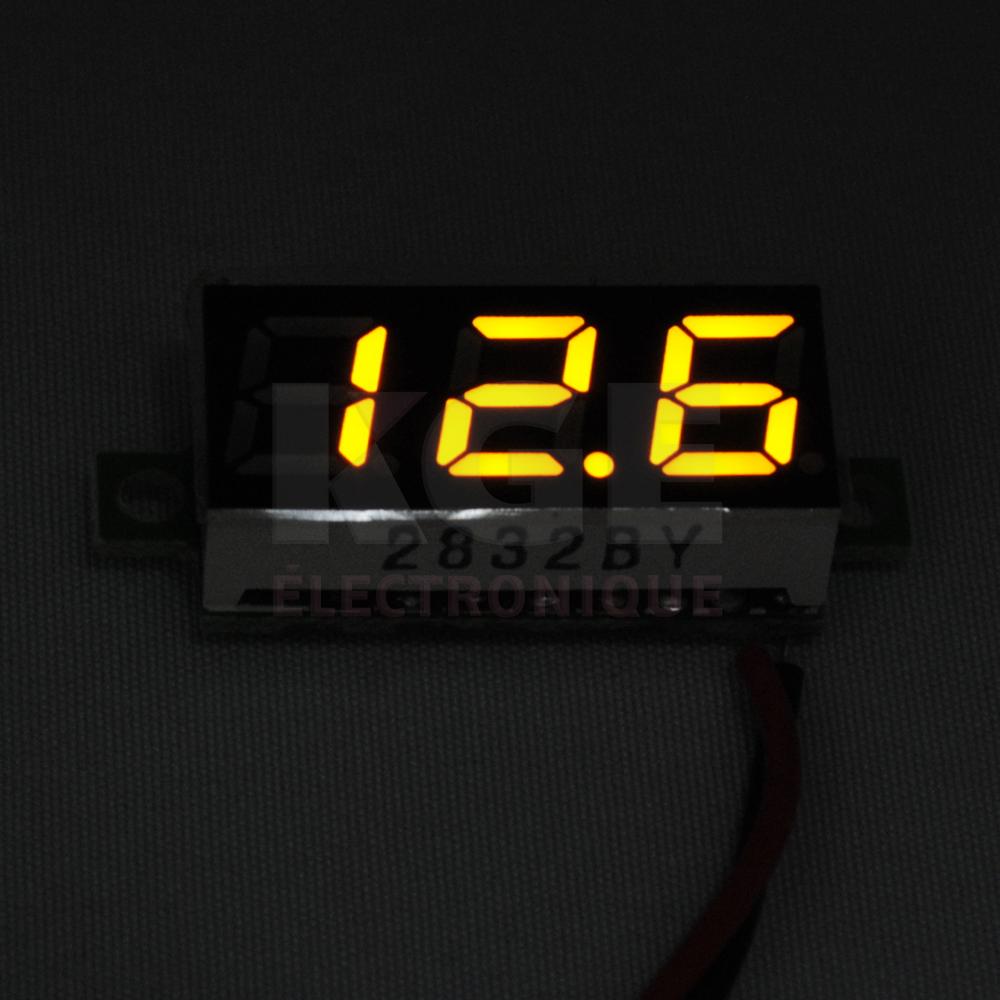 Voltage display 3.6VDC to 30VDC (sold individually)