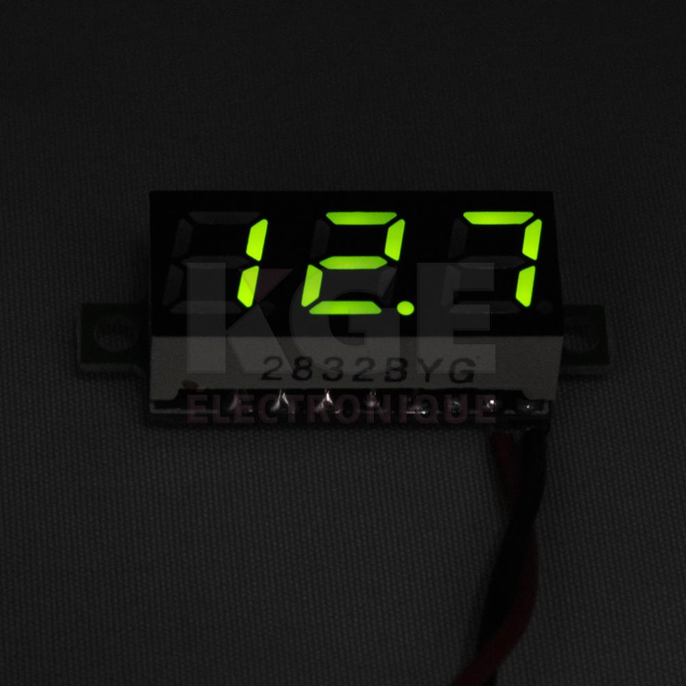 Voltage display 3.6VDC to 30VDC (sold individually)