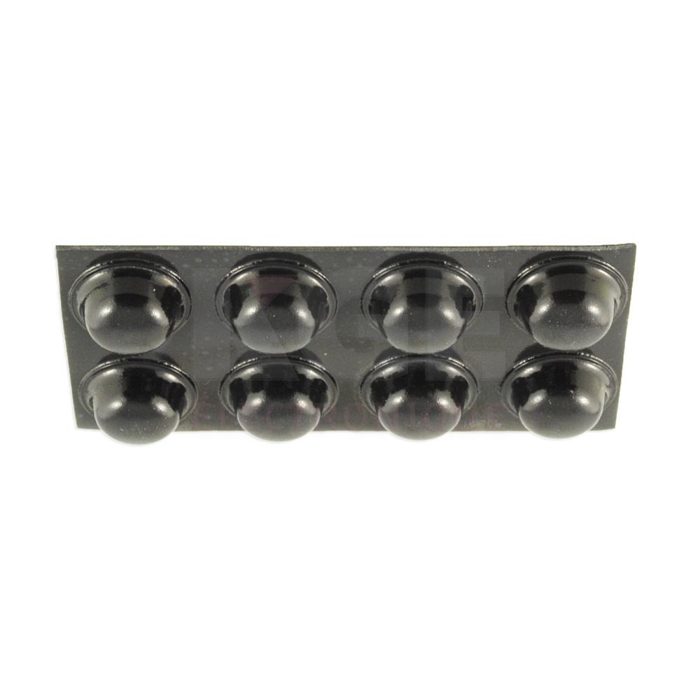 Patte de caoutchouc autocollante 11.18mm x 5mm