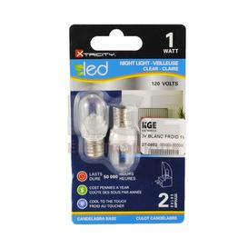 Ampoule pour veilleuse / 1W claire paquet de 2