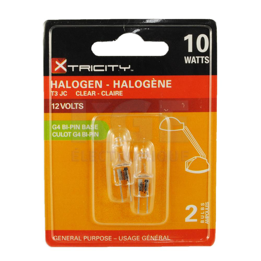 Halogène T3 JCD / 10W paquet de 2