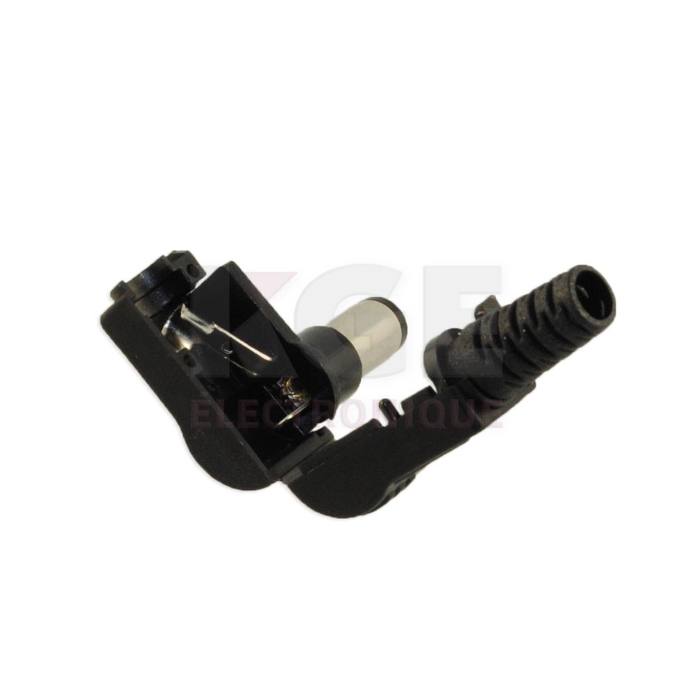 Prise DC  2.1mm x 5.5mm Angle Droit
