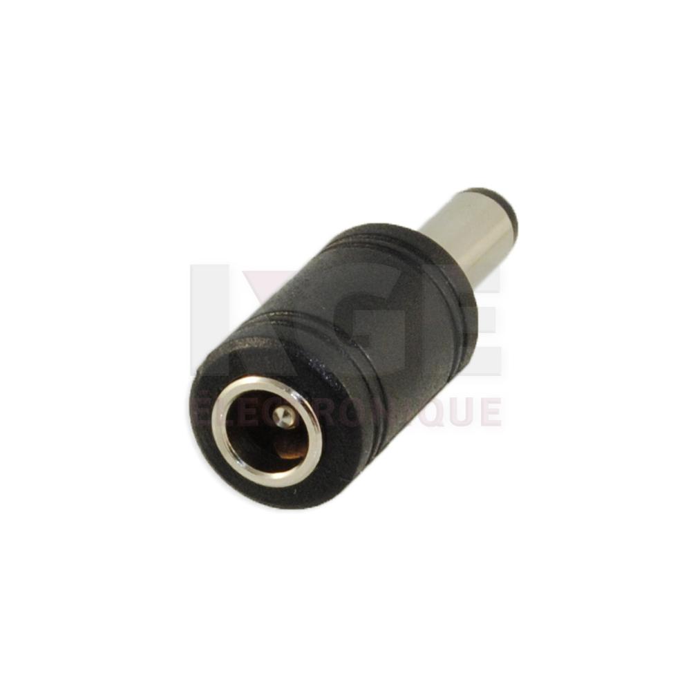 2.1 x 5.5mm female to 2.5 x 5.5mm male