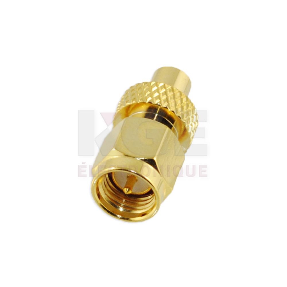 SMA Male to MCX Female Adapter