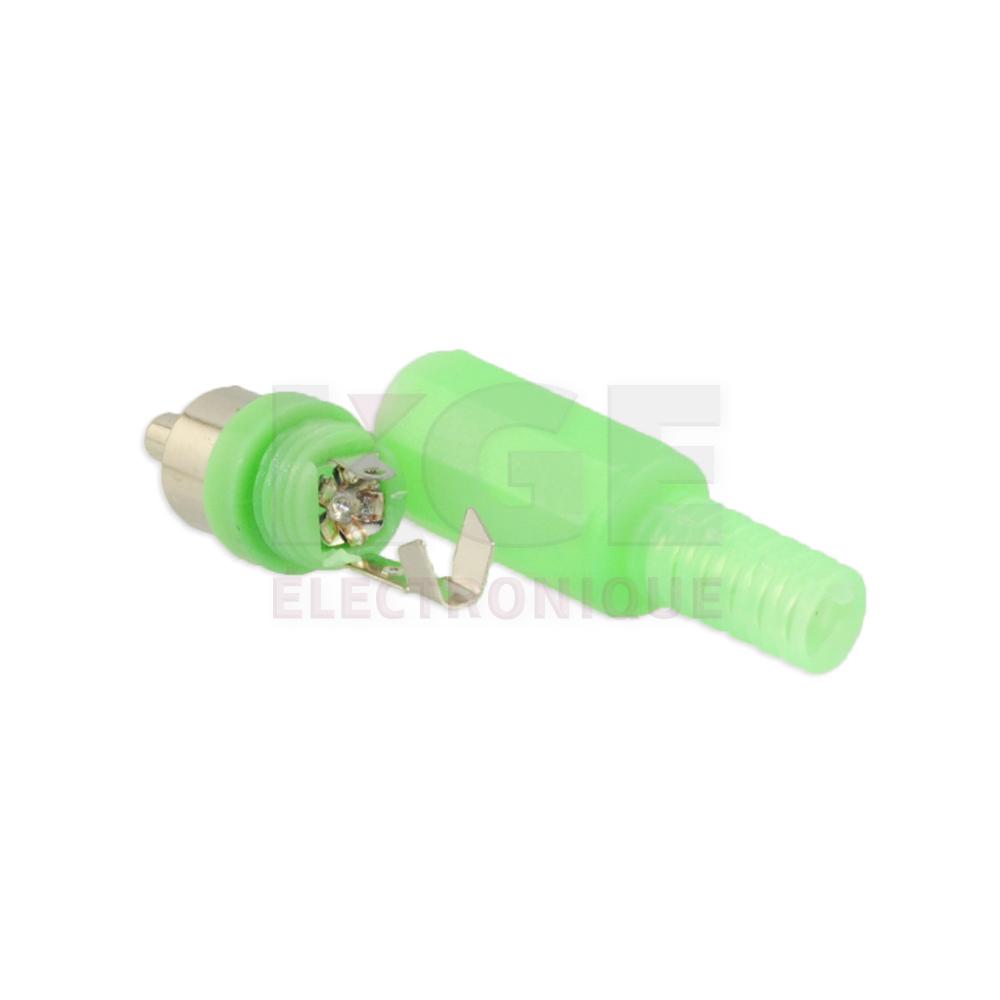 Phono (RCA) Plug - Green
