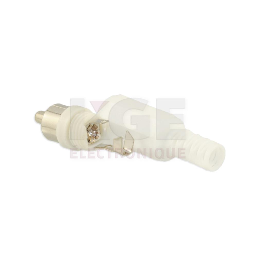 Phono (RCA) Plug - White