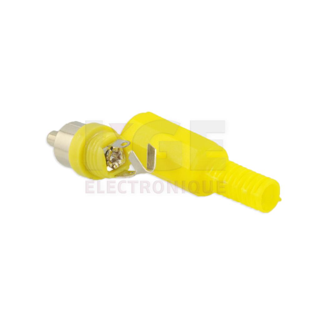 Phono (RCA) Plug - Yellow