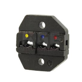 Die set for red, blue and yellow insulated terminals