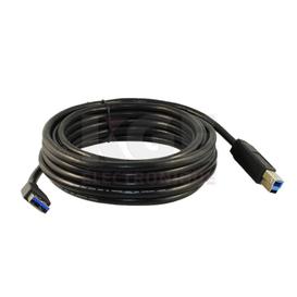 Câble USB 3.0 AB mâle à mâle noir 15 pieds