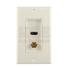 Plaque murale en combo HDMI + Coax type F - blanche