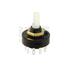 Rotary slide switch double pole 4 positions 125VAC 5A