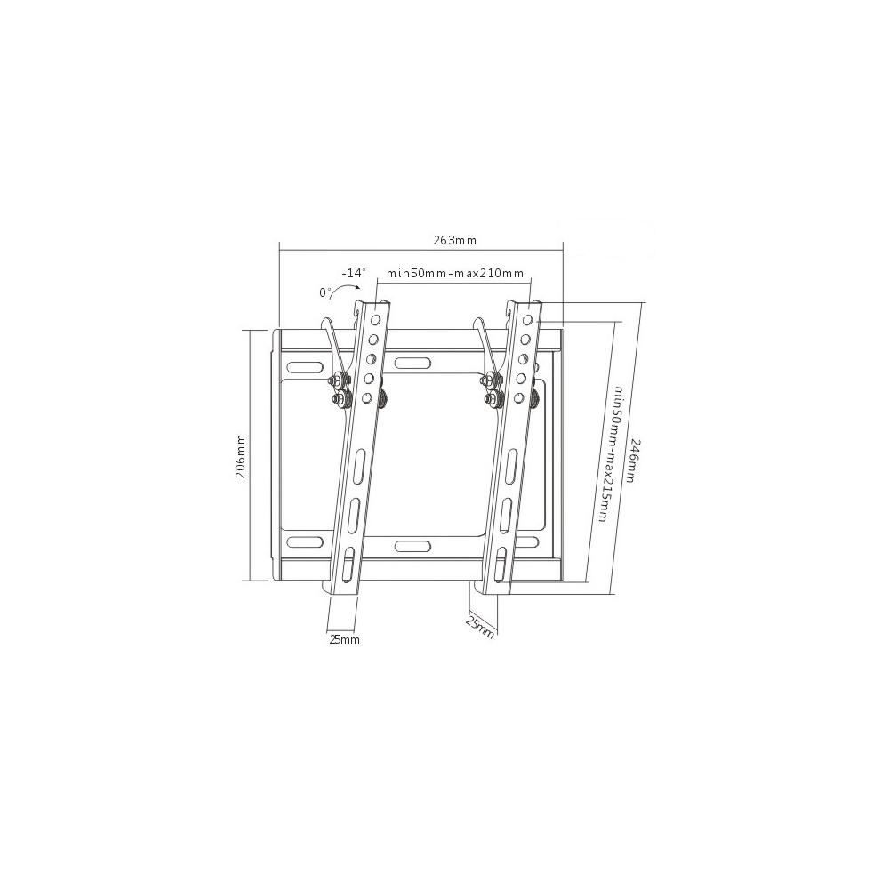 TV wall mount for LCD/LED TV's 23