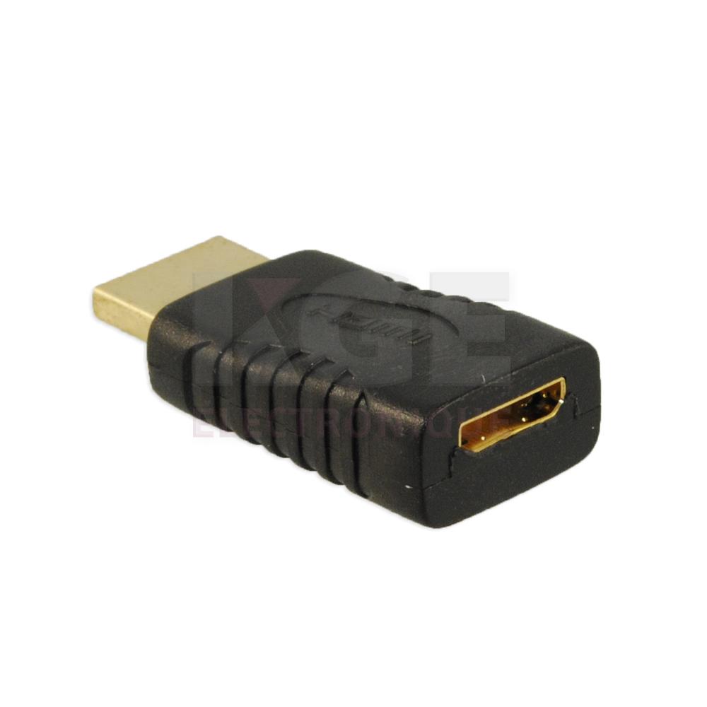 HDMI male to mini HDMI female adaptor