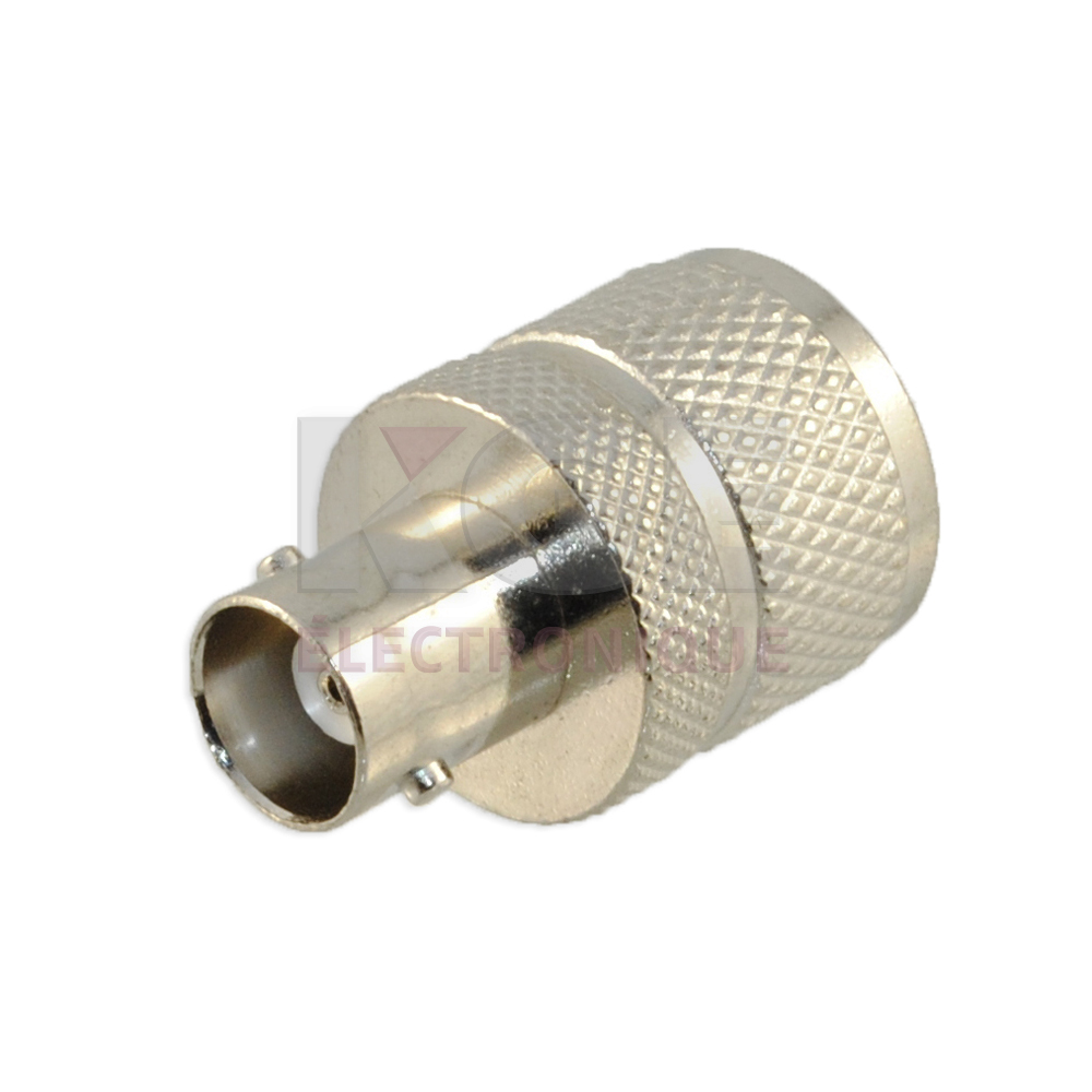 BNC Femelle à UHF Mâle