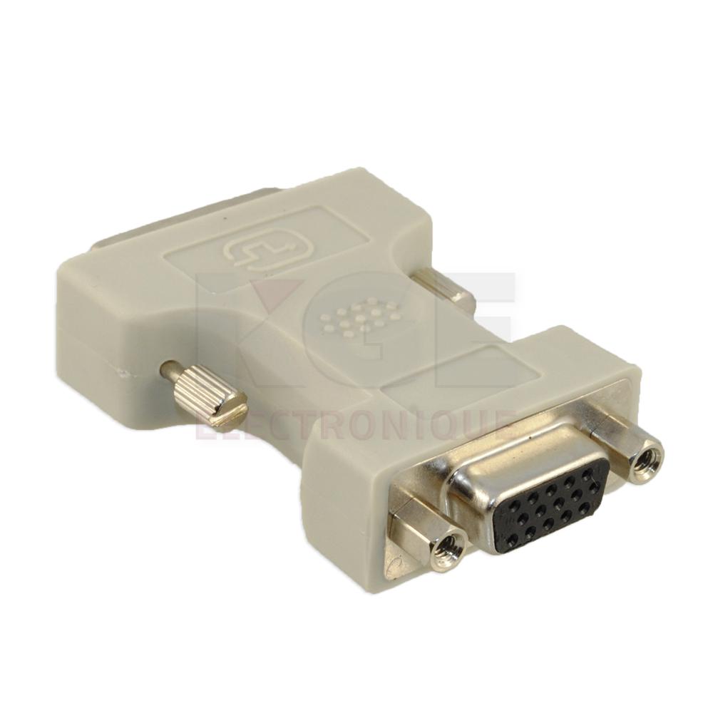 DVI Male to VGA Female Adapter