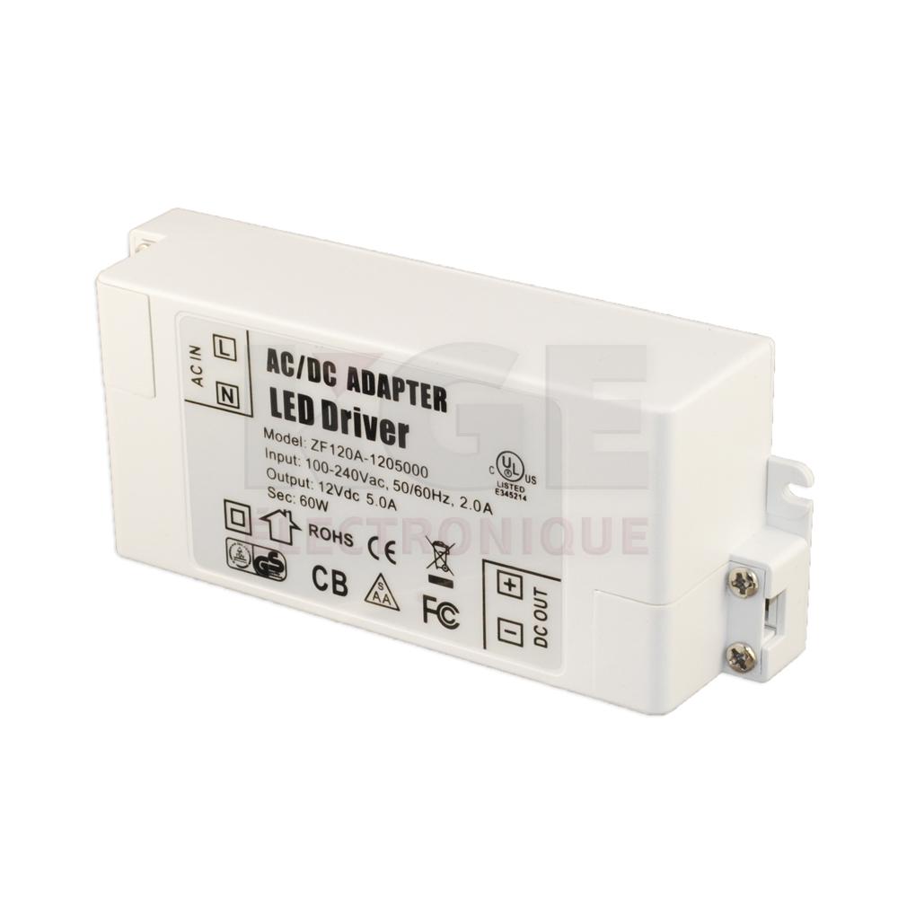 12VDC 5A LED driver
