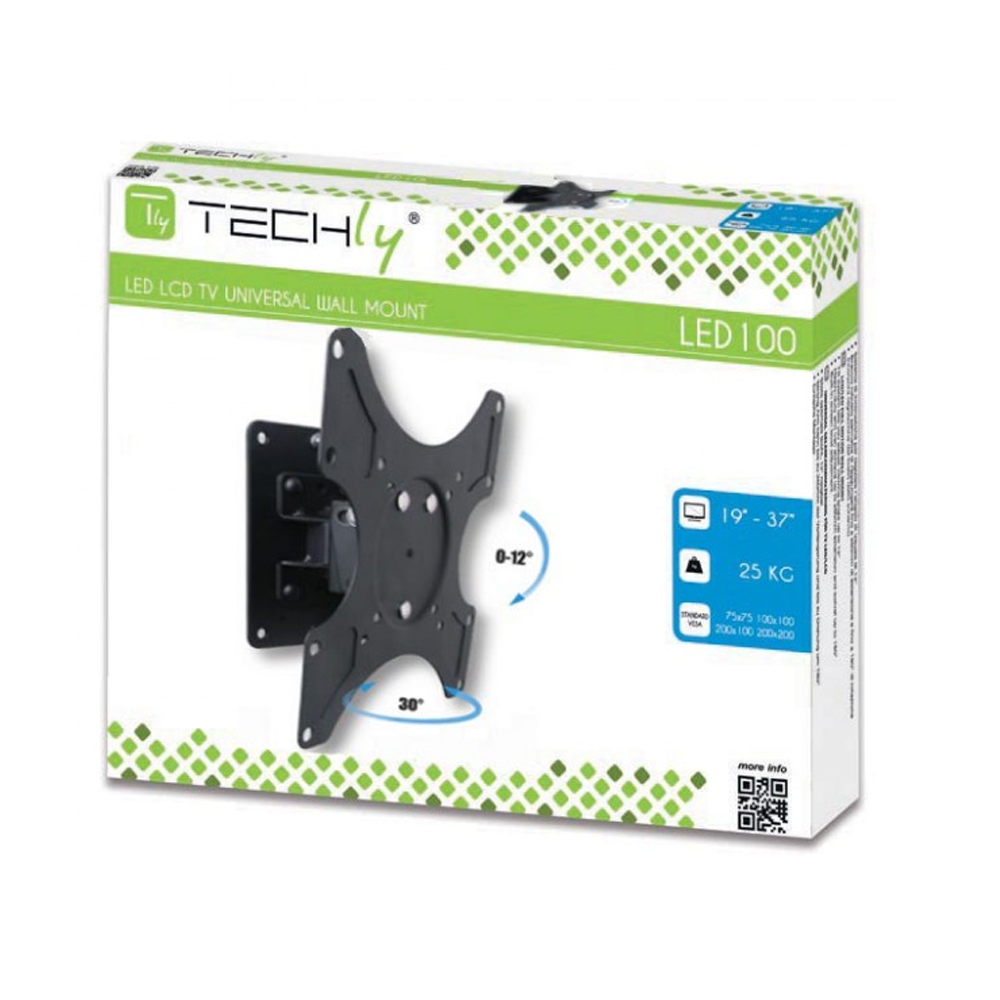 Wall mount for LED/LCD TV's from 19-37' with tilt and swivel features
