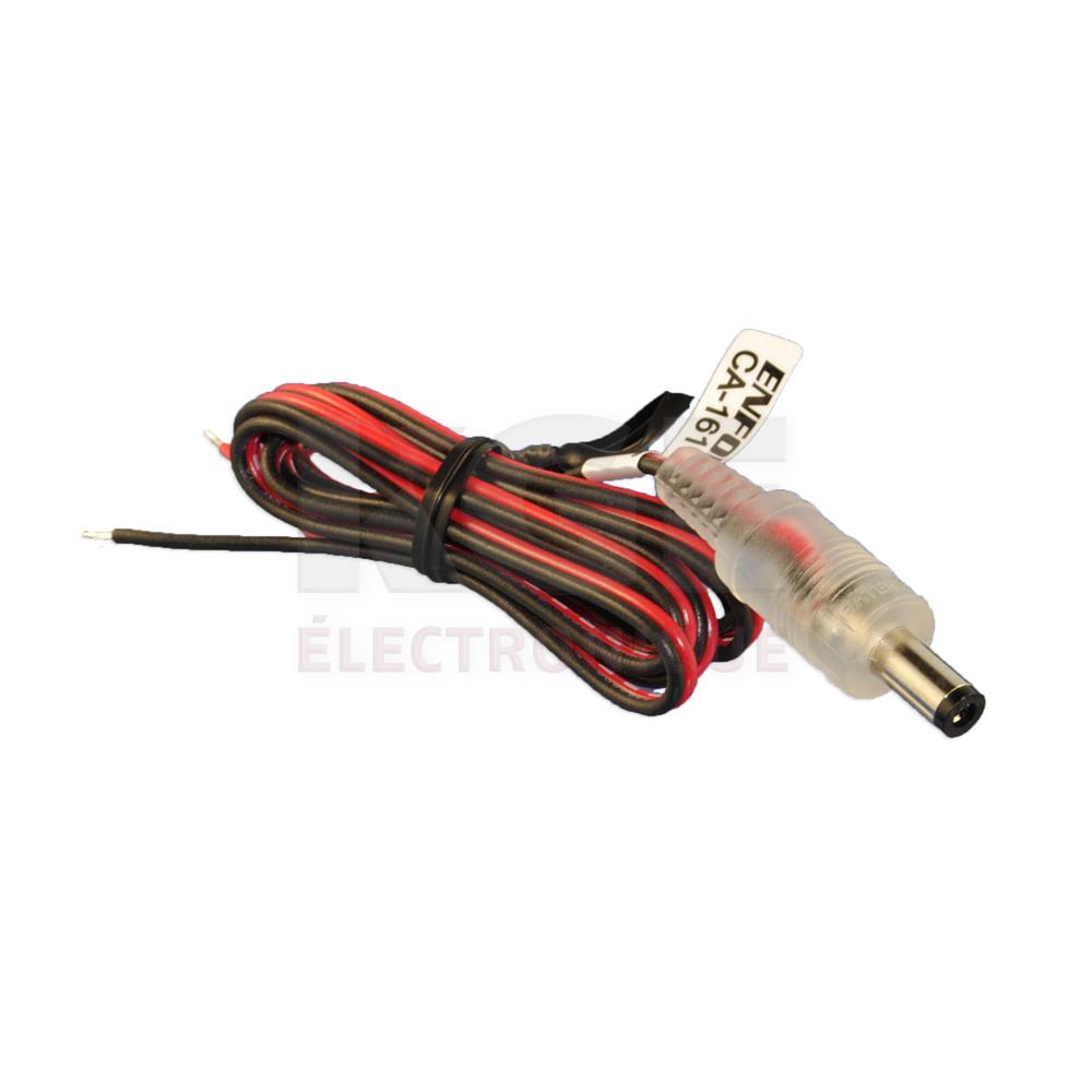 Illuminated Power Connector - Male Plug, 3' Wire