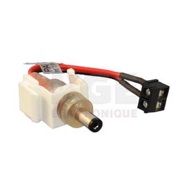 Prise DC Illuminée DEL pour Bloc Terminal, avec Fil de 2.5'