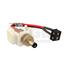 LED-Illuminated DC Plug to Snap-In Terminal Block, with 2.5” Wire