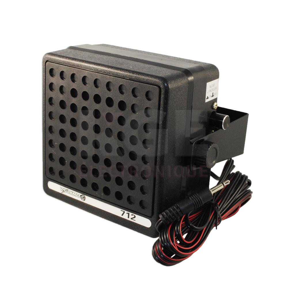 Noise cancelling CB mobile speaker