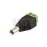 DC Plug 2.1mm male to Snap-In Terminal Block