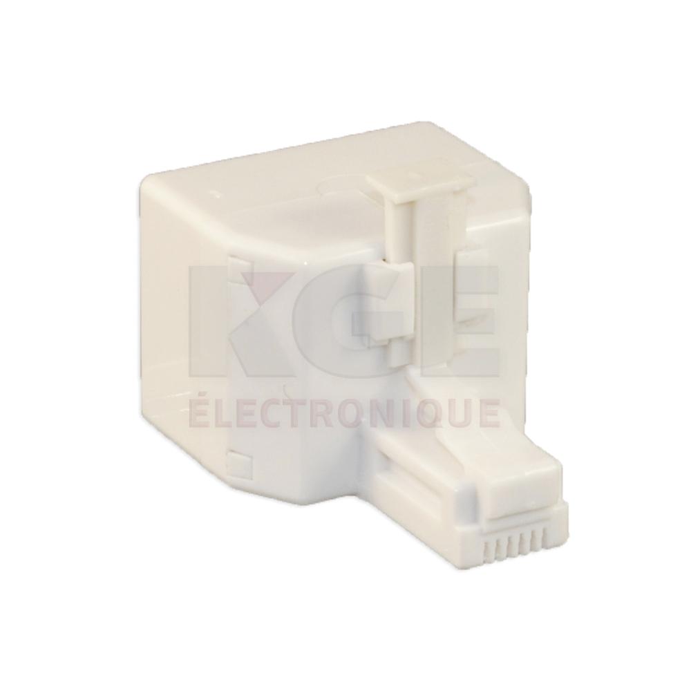 Dual Adapter - Male to 2 Female - 4 Conductor