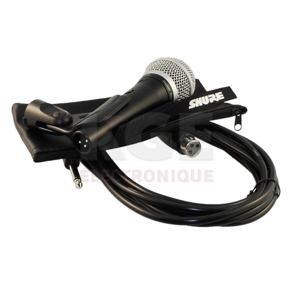 PGA48 Shure Vocal Microphone with XLR to 1/4 Cable